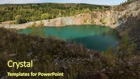  Presentation with copper mine - Cool new presentation theme with this is a former copper backdrop and a wine colored foreground