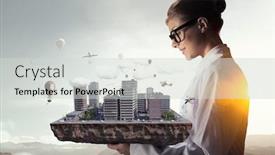  Presentation with development - Amazing slide deck having this is gonna be best development project backdrop and a light gray colored foreground