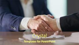  Presentation with merger - Slides featuring this-merger-will-see background and a coral colored foreground