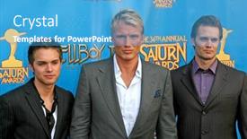  Presentation with saturn - Colorful PPT theme enhanced with stairs in luxury design modern new apartment backdrop and a gray colored foreground