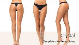  Presentation with black people - Slide deck having thong - people beauty bodycare underwear background and a lemonade colored foreground