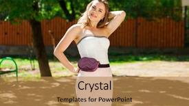  Presentation with mens fashion portrait - Presentation consisting of thong - street fashion closeup portrait background and a coral colored foreground