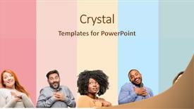  Presentation with heart love - Presentation featuring smile holding hands on heart background and a lemonade colored foreground