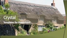  Presentation with cottage industry - Audience pleasing slides consisting of thornton dale cottage north yorkshire backdrop and a  colored foreground