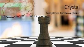  Presentation with doodles - Amazing presentation theme having thought cloud with math backdrop and a coral colored foreground