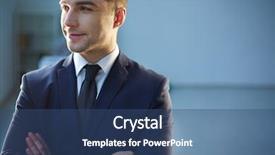  Presentation with leadership - Presentation design consisting of thought leadership - closeup image of a smiling background and a ocean colored foreground