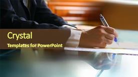  Presentation with leadership - Amazing presentation theme having thought leadership - pen work backdrop and a tawny brown colored foreground