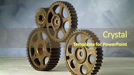  Presentation with detox green smoothies still life - Cool new presentation theme with thought process - studio still life of four backdrop and a tawny brown colored foreground