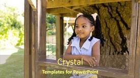  Presentation with weekend - PPT layouts enhanced with thoughtful-cute-african-american-girl background and a tawny brown colored foreground