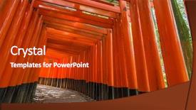  Presentation with kyoto - Cool new presentation design with thousands of torii fushimi inari taisha shrine kyoto japan backdrop and a crimson colored foreground