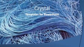  Presentation with thread - Audience pleasing slides consisting of thread-closeup-background backdrop and a teal colored foreground