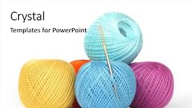  Presentation with thread - Presentation theme having front of his partner background and a gray colored foreground