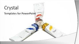  Presentation with basic - Beautiful presentation design featuring general view of zeller see lake pictured by the austrian ski resort of zell am see in austria backdrop and a gray colored foreground