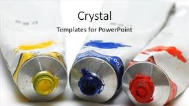  Presentation with pcr tubes - Audience pleasing slide deck consisting of three basic tubes backdrop and a white colored foreground