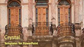  Presentation with three - Slides having three-beautiful-wooden-doors background and a tawny brown colored foreground