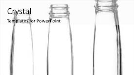  Presentation with beer bottle - Audience pleasing presentation theme consisting of three beer bottle necks backdrop and a white colored foreground