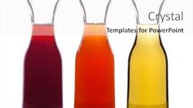  Presentation with blush - Beautiful slide deck featuring three-carafes-of-wine-one backdrop and a white colored foreground