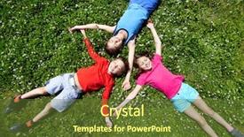  Presentation with coronavirus break fraud - Amazing theme having three children having break backdrop and a tawny brown colored foreground