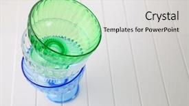  Presentation with color - Presentation enhanced with three color ful empty drssert background and a  colored foreground