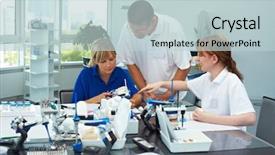  Presentation with dental laboratory - Presentation theme featuring two champagne glasses ready to bring in the new year background and a wine colored foreground