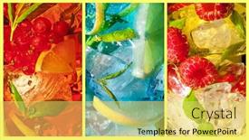  Presentation with shots - Audience pleasing presentation theme consisting of three-extreme-macro-shots backdrop and a yellow colored foreground