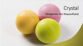  Presentation with infants and balls - Cool new presentation with three foam balls backdrop and a  colored foreground