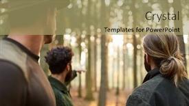  Presentation with control - Cool new slides with three-foresters-or-foresters-control backdrop and a coral colored foreground