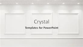  Presentation with three - Slide set with three-frames-empty-on-white background and a white colored foreground