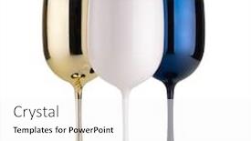  Presentation with events - PPT theme enhanced with three-glossy-plastic-blue-white background and a white colored foreground