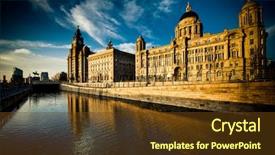  Presentation with skyline - Slides having stunning skyline - the three graces background and a tawny brown colored foreground