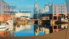  Presentation with dock - Beautiful slides featuring three-graces-viewed-from-royal backdrop and a light blue colored foreground