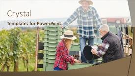  Presentation with harvest - Theme enhanced with three-harvest-helpers-load background and a cream colored foreground