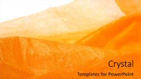  Presentation with fabric - Beautiful presentation theme featuring three kings - closeup of an orange wrapping backdrop and a gray colored foreground
