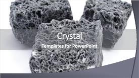  Presentation with coal - Presentation design enhanced with three kings - some lumps of candy coal background and a gray colored foreground