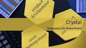  Presentation with entrepreneur - Audience pleasing theme consisting of three major success factors backdrop and a yellow colored foreground