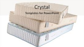  Presentation with mattress - Theme featuring three mattresses isolated background and a lemonade colored foreground