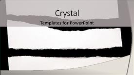  Presentation with black paper - Beautiful presentation theme featuring three pieces of paper backdrop and a light gray colored foreground