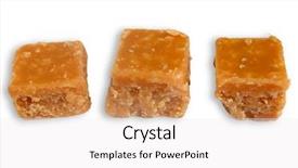  Presentation with butter - Audience pleasing slides consisting of three pieces of sweet butter backdrop and a white colored foreground