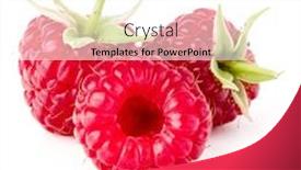  Presentation with three - Presentation with three-ripe-raspberries-isolated background and a  colored foreground