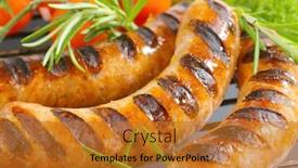  Presentation with grilling - Colorful PPT theme enhanced with top view of young woman getting procedure in spa salon backdrop and a light gray colored foreground