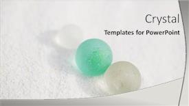  Presentation with marbles - Slides enhanced with three-sea-glass-marbles background and a white colored foreground