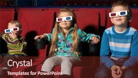  Presentation with children - Beautiful slide set featuring pavers - close up of delicious strawberries backdrop and a coral colored foreground