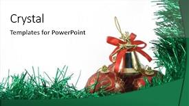  Presentation with spheres - Presentation consisting of  background and a  colored foreground