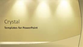  Presentation with spotlight - Slide deck consisting of three-spotlight-in-empty-space background and a lemonade colored foreground