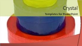  Presentation with boxes - Presentation theme having three-stackable-boxes-isolated background and a gold colored foreground