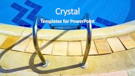  Presentation with steps - Cool new presentation design with three steps from coolness backdrop and a cobalt blue colored foreground