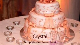  Presentation with champagne - Beautiful presentation featuring individual baked alaska backdrop and a coral colored foreground