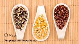  Presentation with black yellow - PPT theme enhanced with three-types-of-popcorn-including background and a coral colored foreground