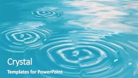  Presentation with clear water - Colorful PPT theme enhanced with  backdrop and a  colored foreground
