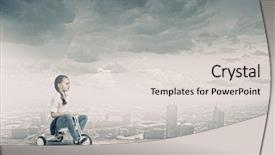  Presentation with preschool - PPT theme featuring white coat holding trial background and a light gray colored foreground.